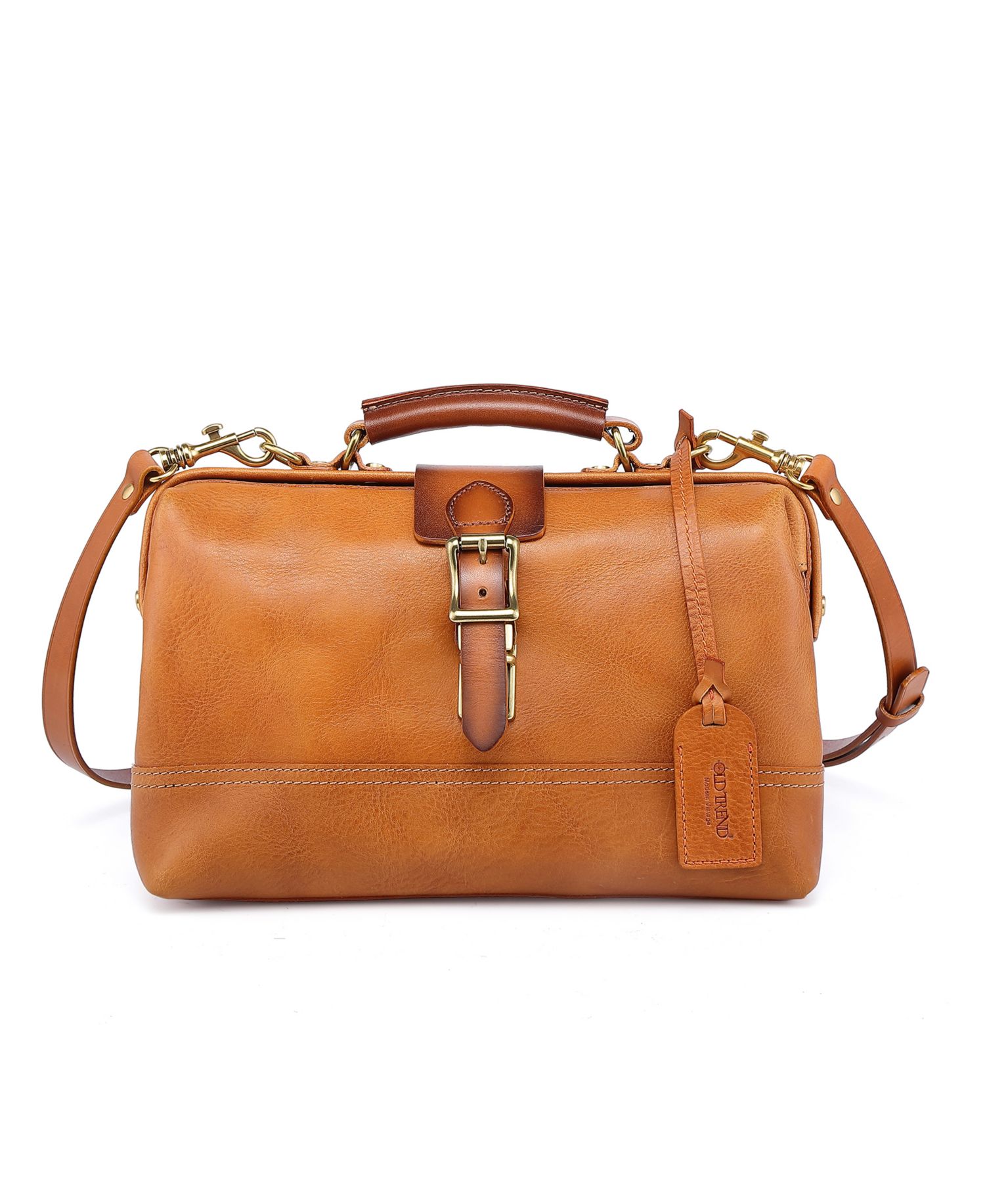 Doctor Small Leather Crossbody Satchel Bag