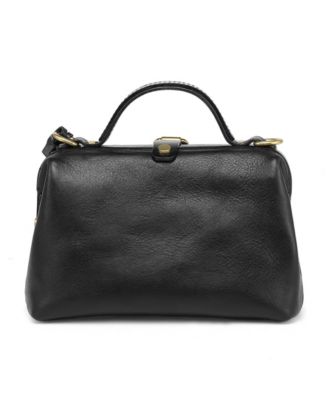 Doctor Small Leather Crossbody Satchel Bag