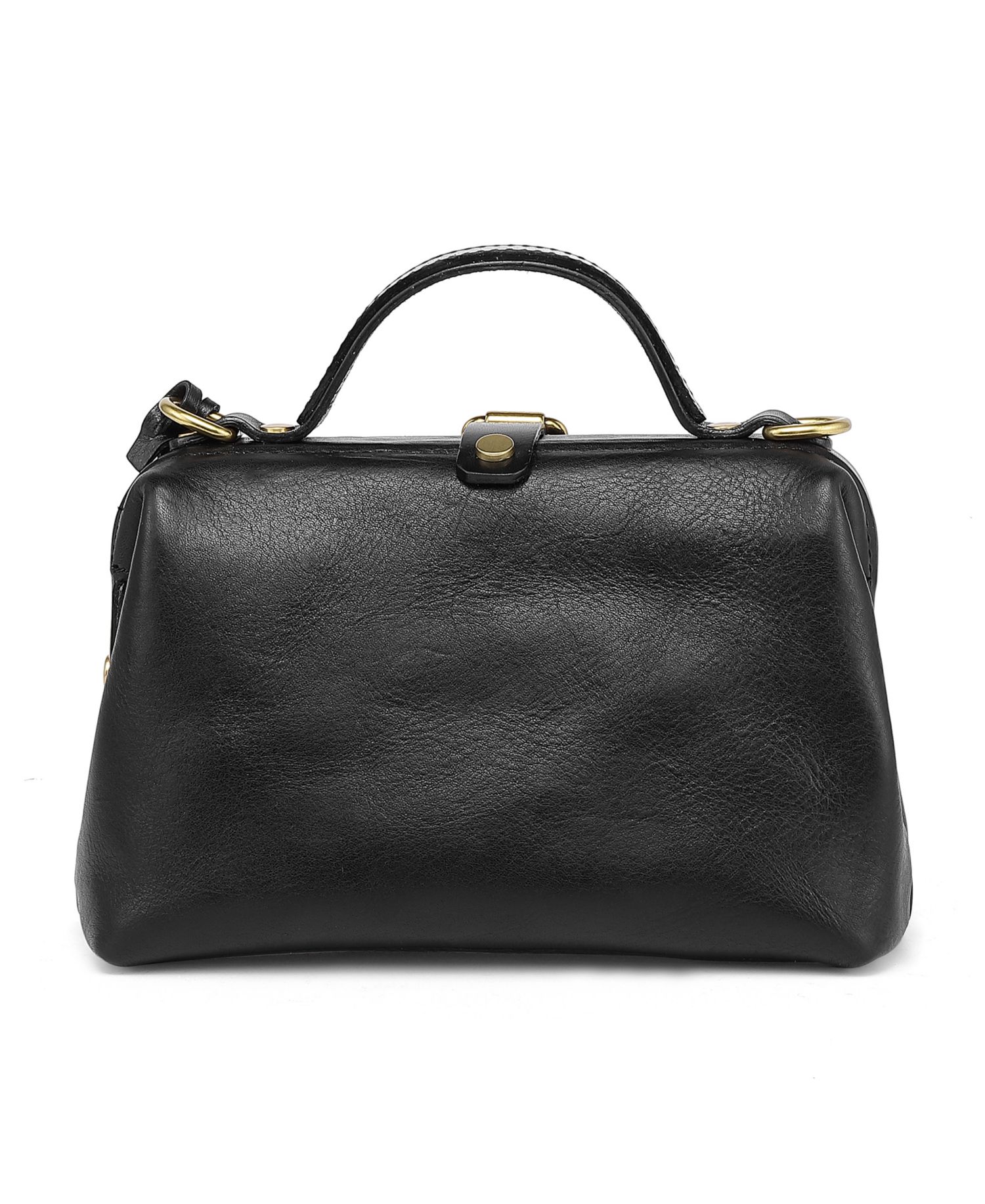 Doctor Small Leather Crossbody Satchel Bag