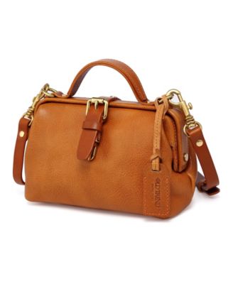 OLD TREND Women's Genuine Leather Doctor Crossbody Bag