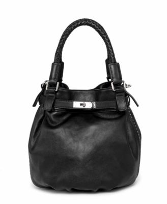 Women's Genuine Leather Pumpkin Bucket Bag