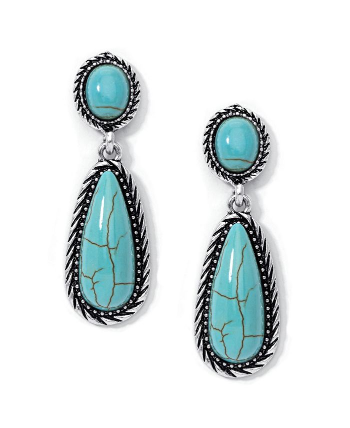 Macy's cheap turquoise earrings