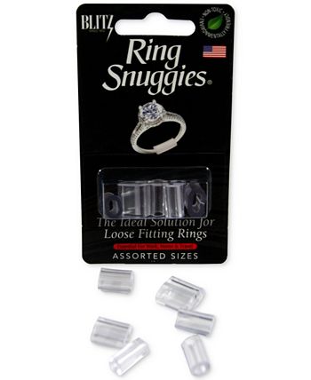 Ring Snuggies Clear Ring Adjusters, Assorted 8-Pieces
