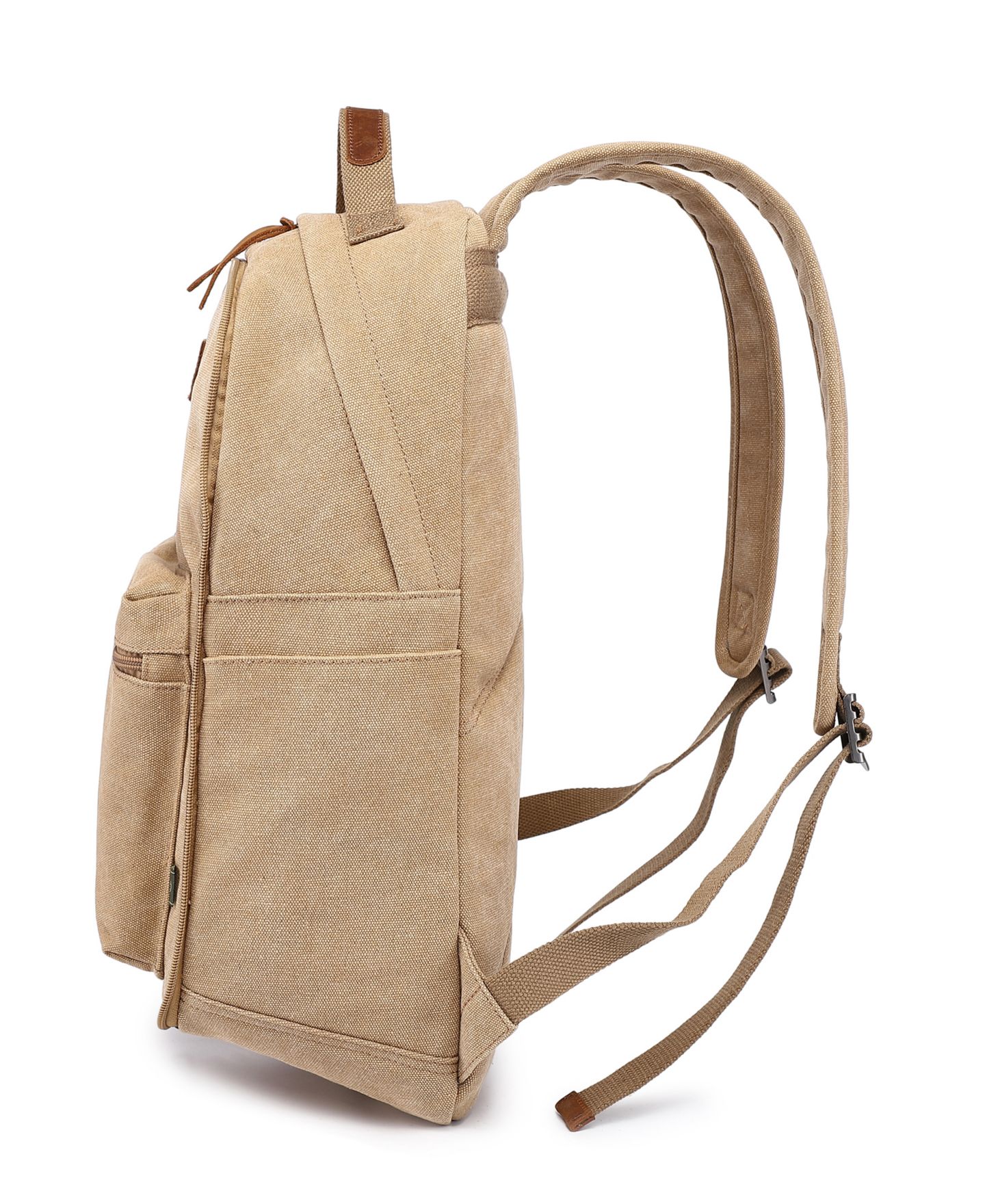 Рюкзак TSD BRAND Trail and Tree Double Canvas Handbag, цвет: Хаки — фото 8