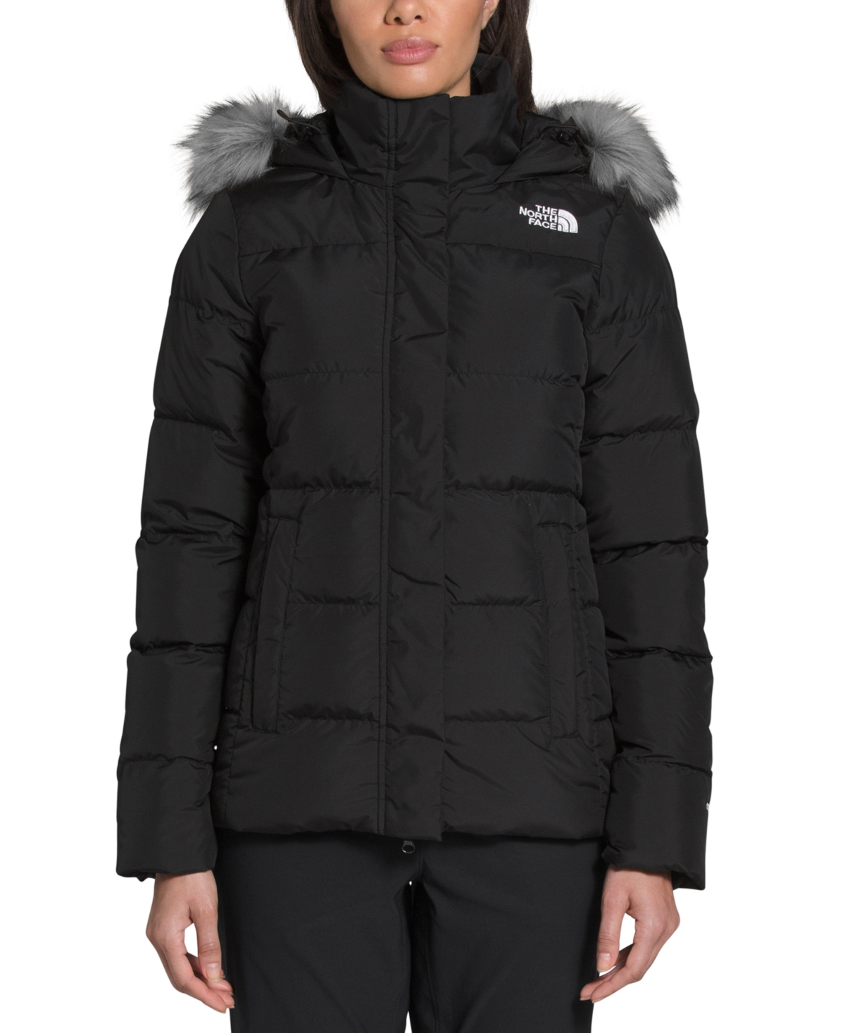 The North Face Women's Gotham Hooded Jacket In Tnf Black