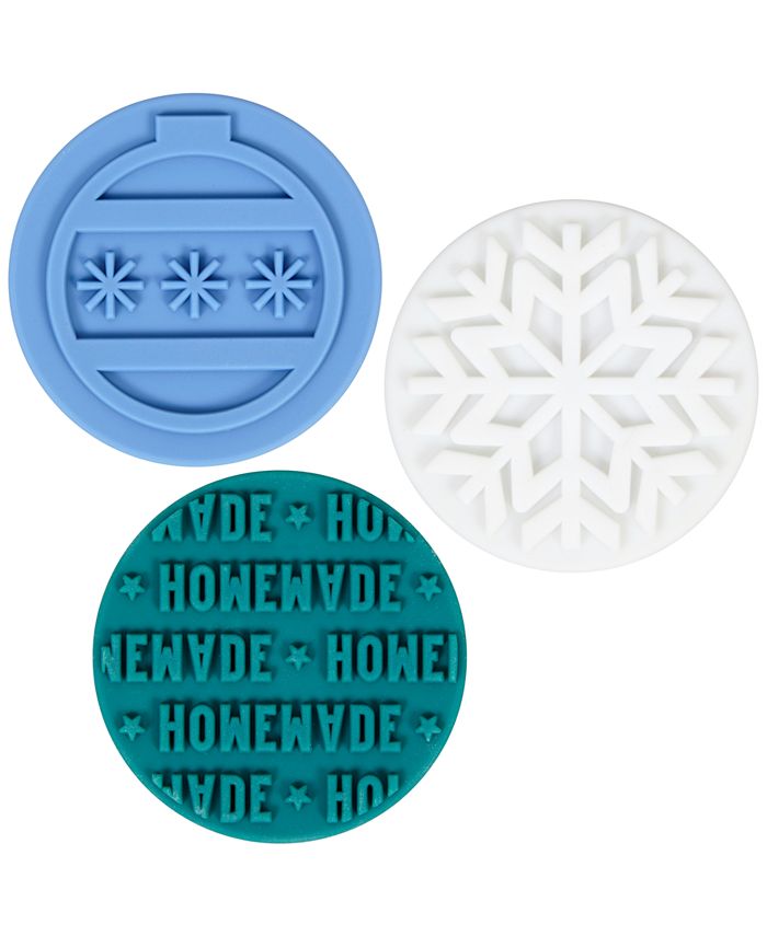 Wilton Christmas 4Pc. Cookie Stamp Set Macy's