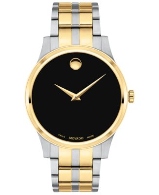 Stainless steel hotsell movado watches mens