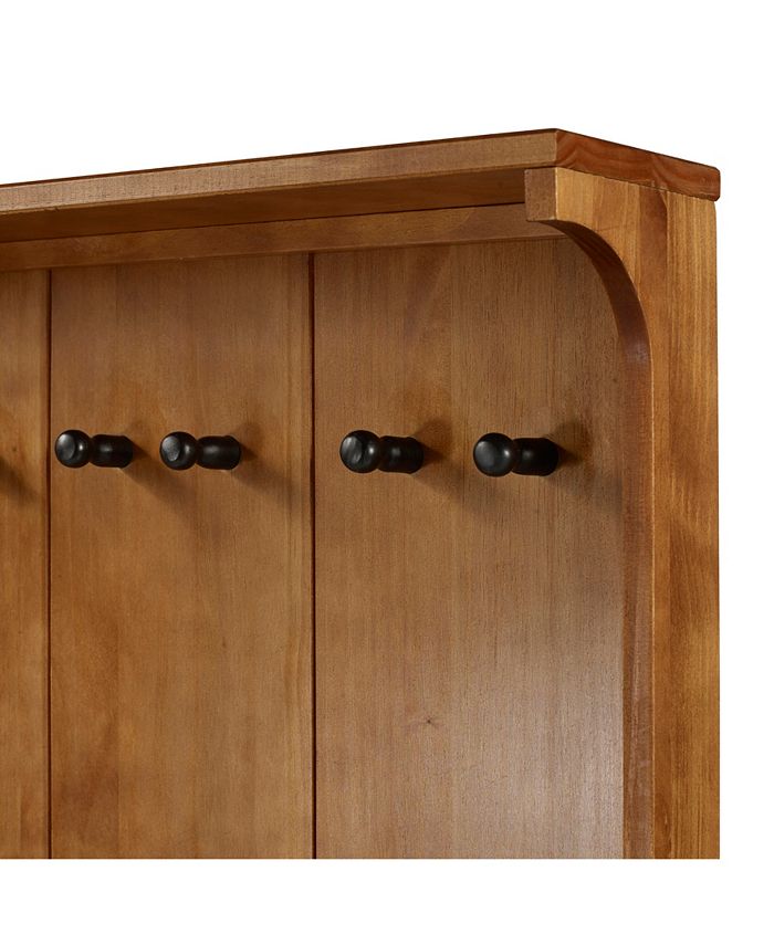 Walker Edison 68" Solid Wood Hall Tree With Drawer Macy's