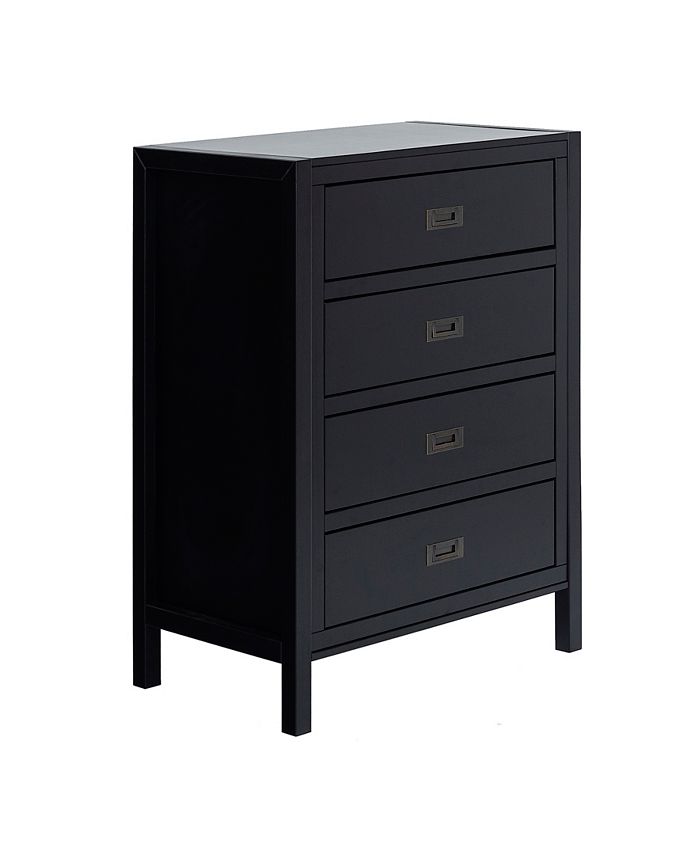 Walker Edison 40" Classic Solid Wood 4 Drawer Chest Macy's