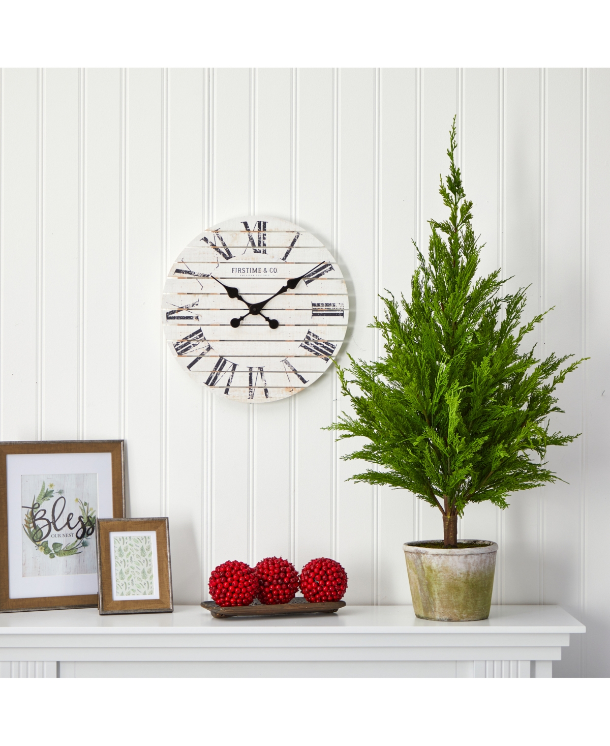 Nearly Natural Cedar Pine 