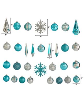 Holiday Shatterproof, 52 Count Christmas Tree Ornament Box Set