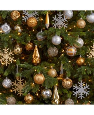 Holiday Shatterproof, 52 Count Christmas Tree Ornament Box Set