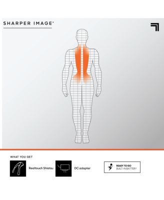 Realtouch Shiatsu Massager, Warming Heat Soothes Sore Muscles, Nodes Feel Like Real Hands, Wireless & Rechargeable