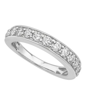 Diamond Pave Band (1 ct. t.w.) in 14k White or Yellow Gold