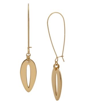image of Robert Lee Morris Soho Cut Out Long Drop Earrings