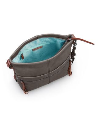ashland leather bucket hobo