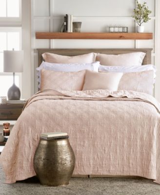 Washed Linen Quilted Sham, King