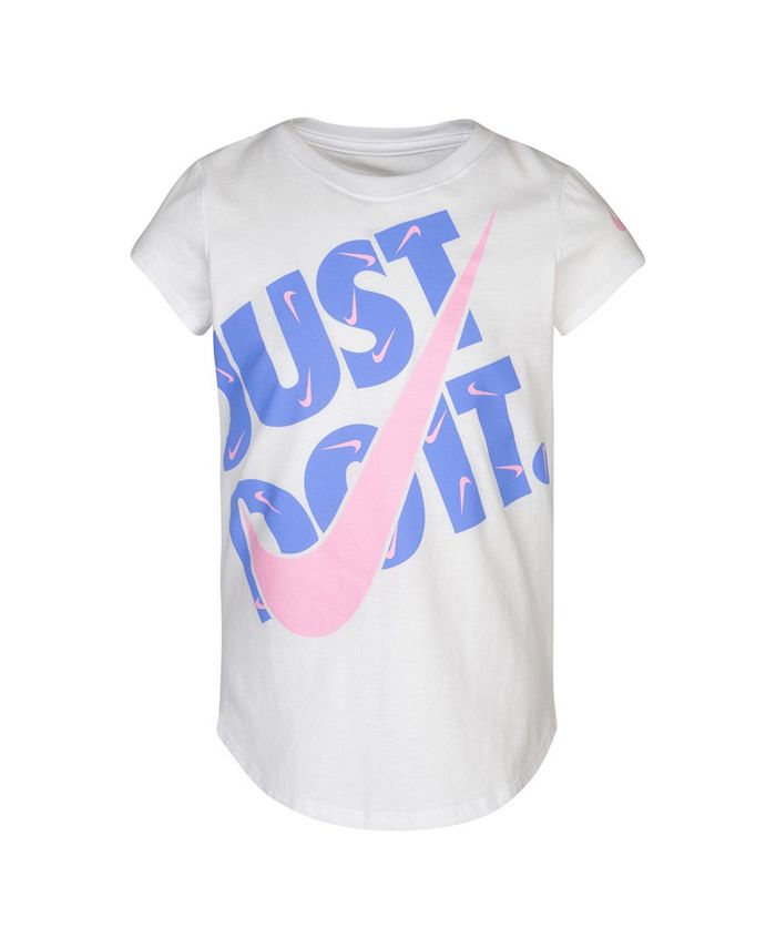 Nike Little Girls Short Sleeve JDI Logo Graphic T-shirt & Reviews ...