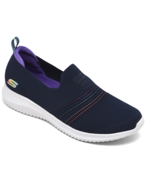 image of Skechers Women-s Ultra Flex - Serene Aura Slip-On Walking Sneakers from Finish Line