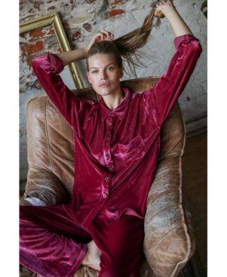 Free People - Kit Kat Velvet Corduroy Shirt & Pants Set