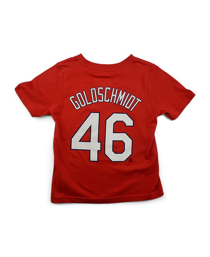 Men's St. Louis Cardinals Paul Goldschmidt Nike Light Blue Name & Number T- Shirt