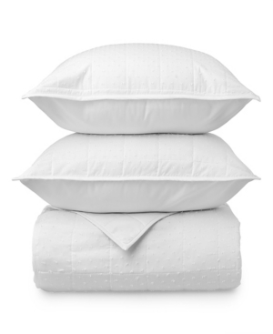 Martha Stewart Collection Brynn Texture Queen Quilt Set of 3
