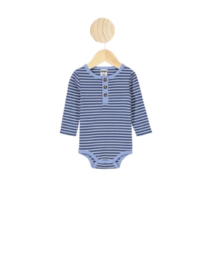 Cotton On Baby Boys and Girls The Long Sleeve Placket Bubbysuit