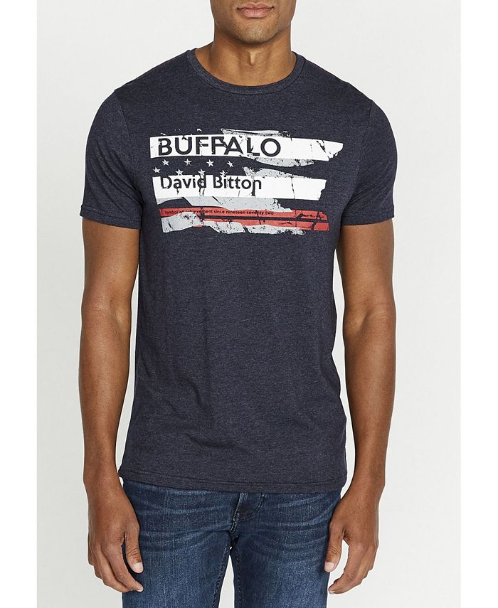 BuffaloDavid Bitton Men's Kily Tee Black Size Large main image 1
