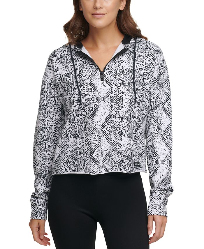 Dkny snake print hoodie clearance
