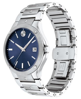 Men's Swiss SE Stainless Steel Bracelet Watch 41mm