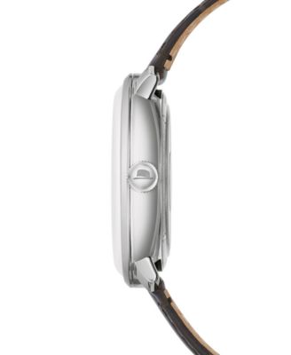 Men's Frank Sinatra Collection Brown Leather Strap Watch 40mm