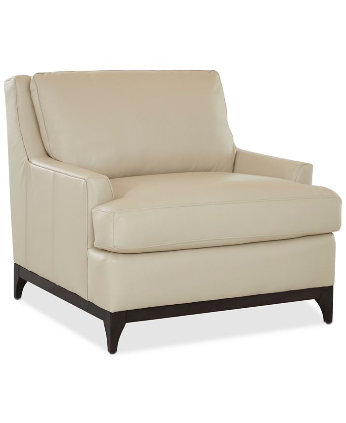 Macy's Skylee 41" Leather Chair, Created for Macy's Macy's