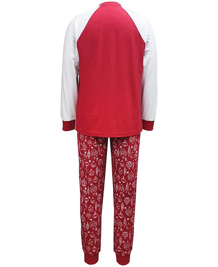 Family Pajamas Matching Men's Big & Tall OrnamentPrint Family Pajama