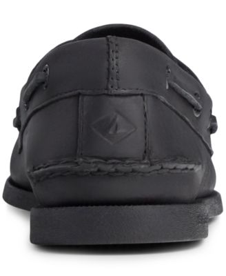 mens black sperry shoes