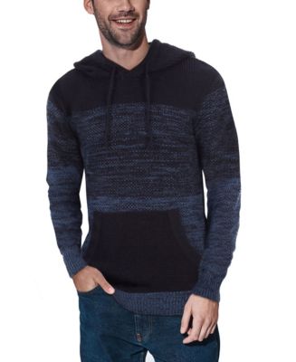 X-Ray Men's Color Blocked Hooded Sweater & Reviews - Men - Macy's