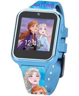 Kid's Frozen 2 Blue Silicone Strap Touchscreen Smart Watch 46x41mm