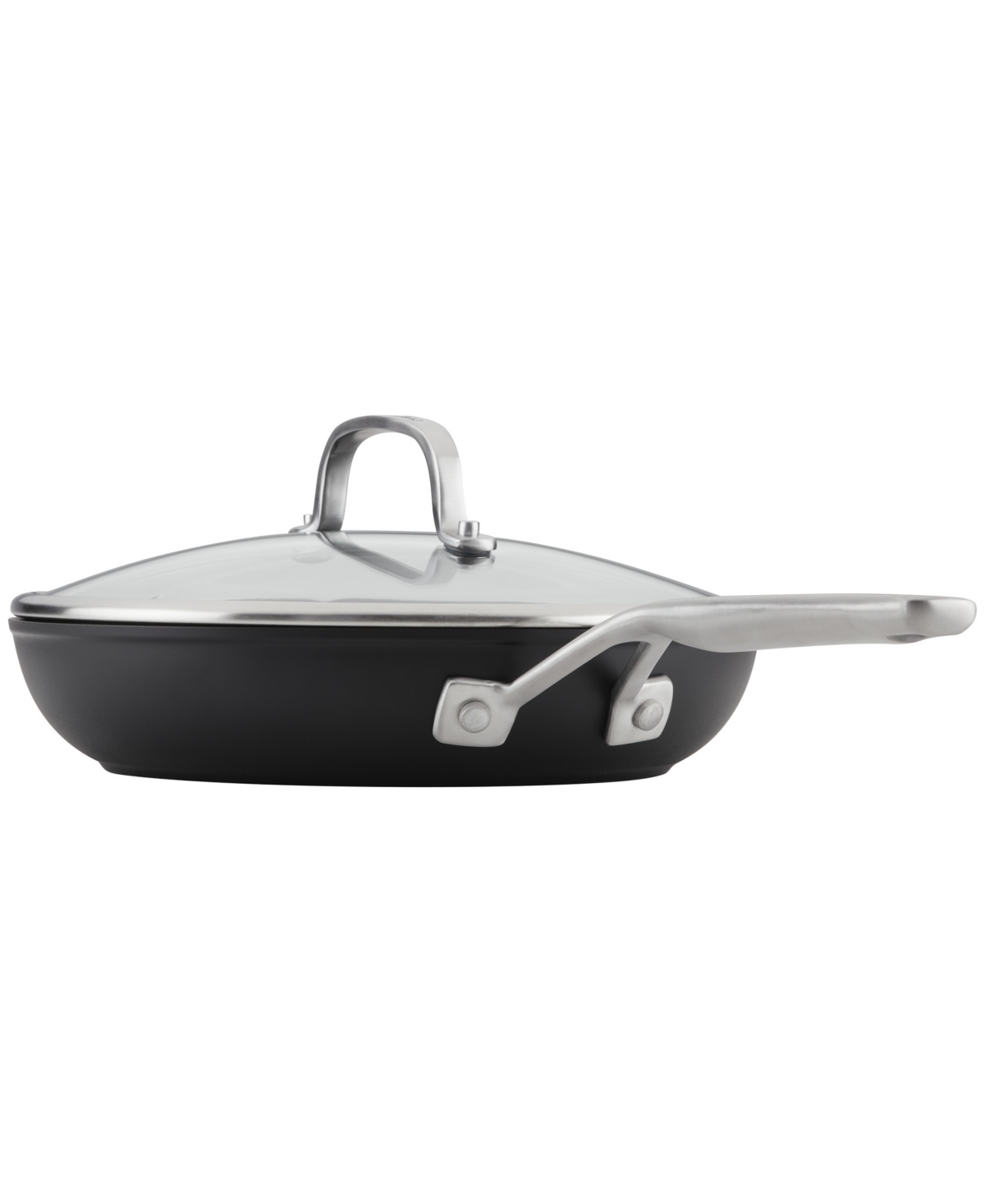 KitchenAid Hard-Anodized Induction Frying Pan with Lid, 10