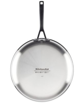 5-Ply Clad Stainless Steel 12.25" Induction Frying Pan