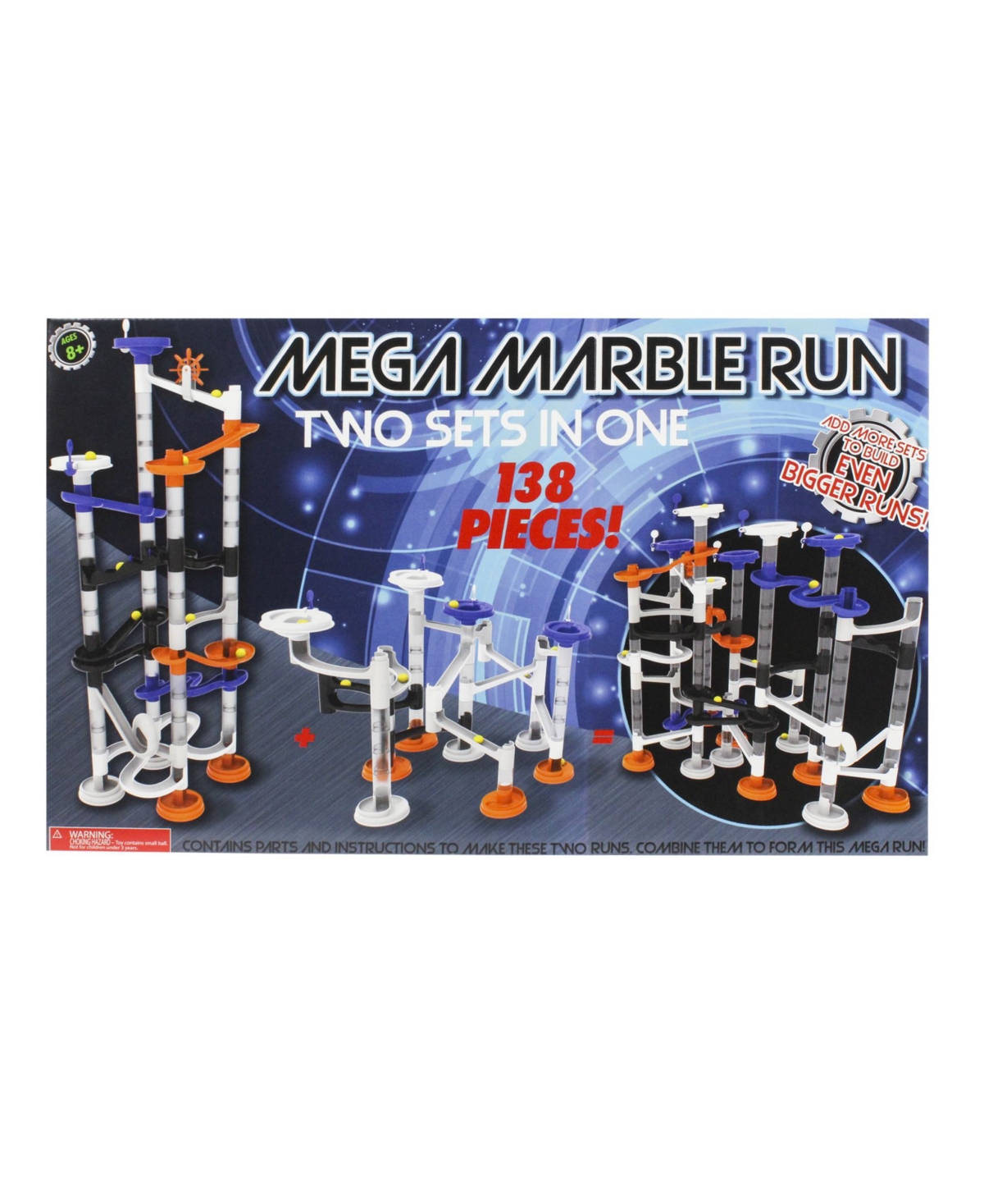 UPC 811242021438 product image for Gener8 Mega Marble Run 138 Piece Set | upcitemdb.com