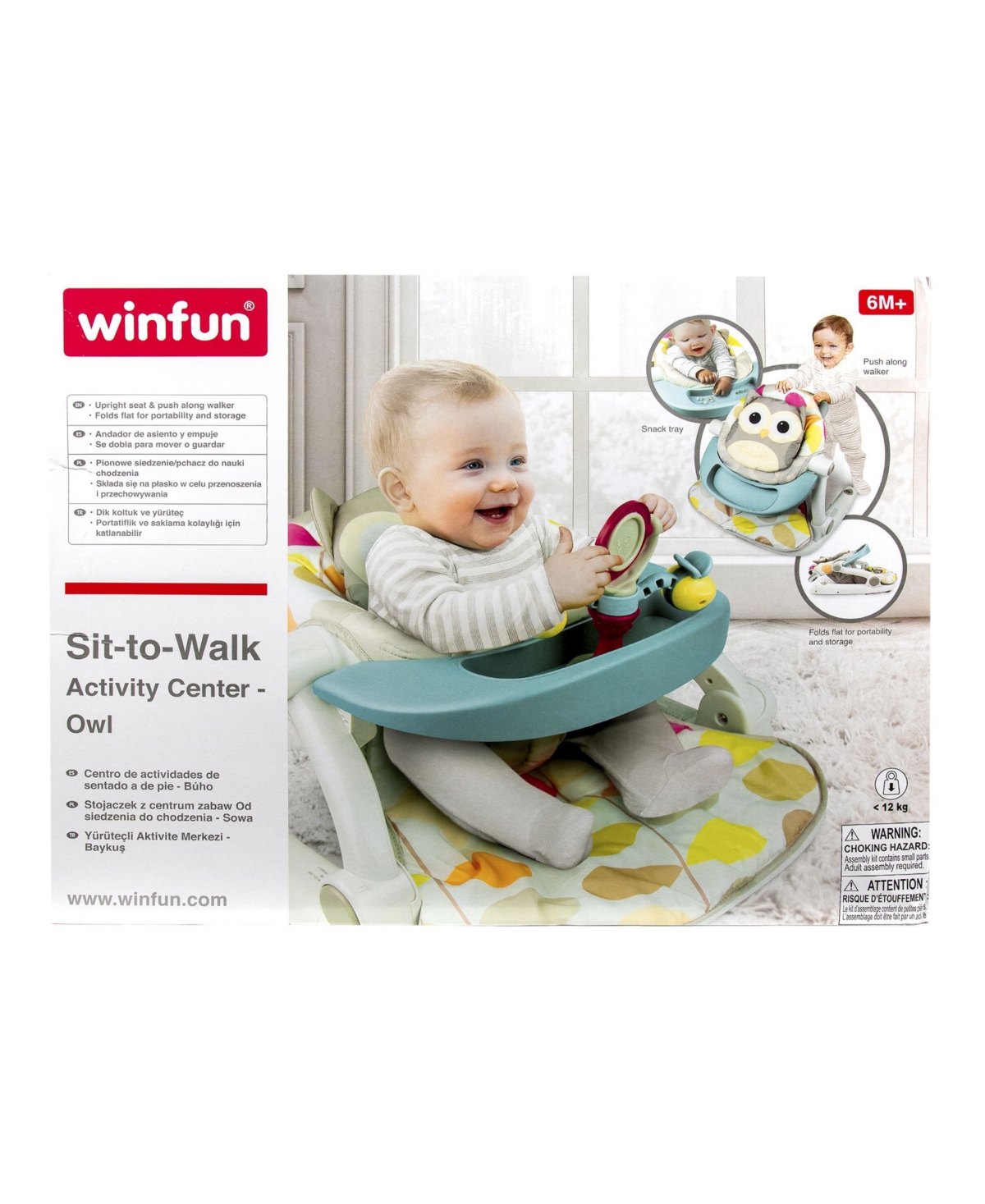 Winfun Babies' Sit To Walk Activity Center In Multi
