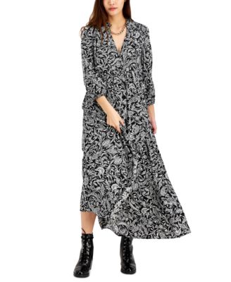 long sleeve maxi dress sale