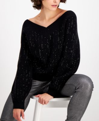 macys embellished sweaters