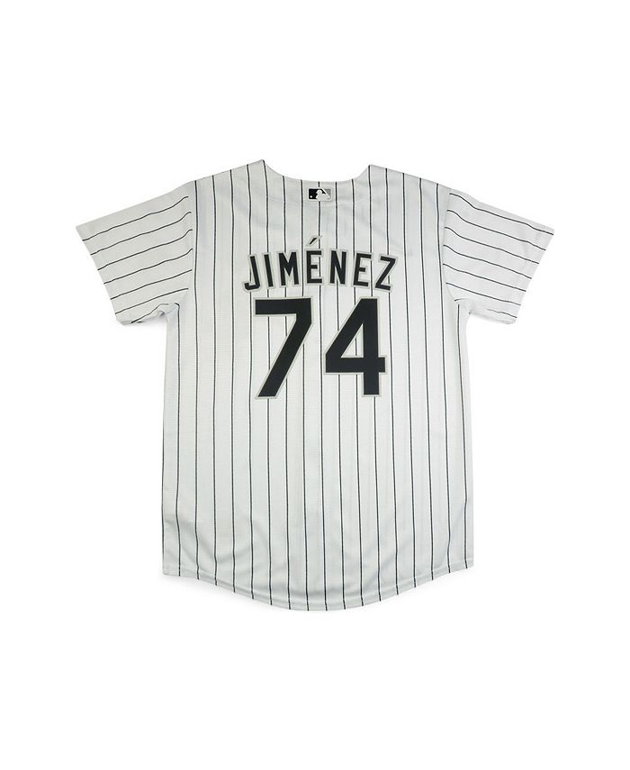 MLB Productions Youth Eloy Jimenez Black Chicago White Sox Player T-Shirt Size: Extra Large
