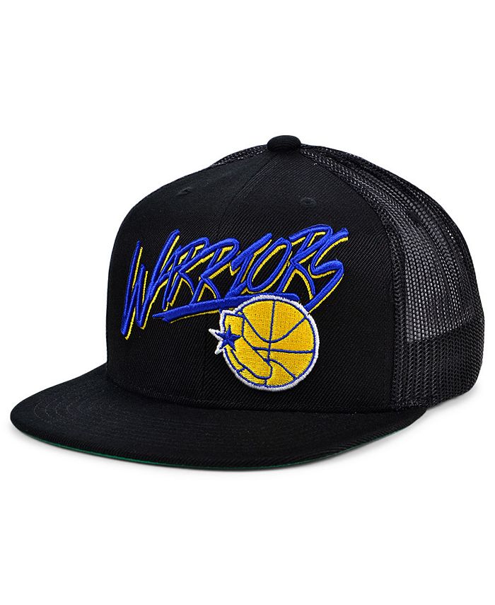 Mitchell & Ness Golden State Warriors Hardwood Classic Team Heather Fitted  Cap - Macy's