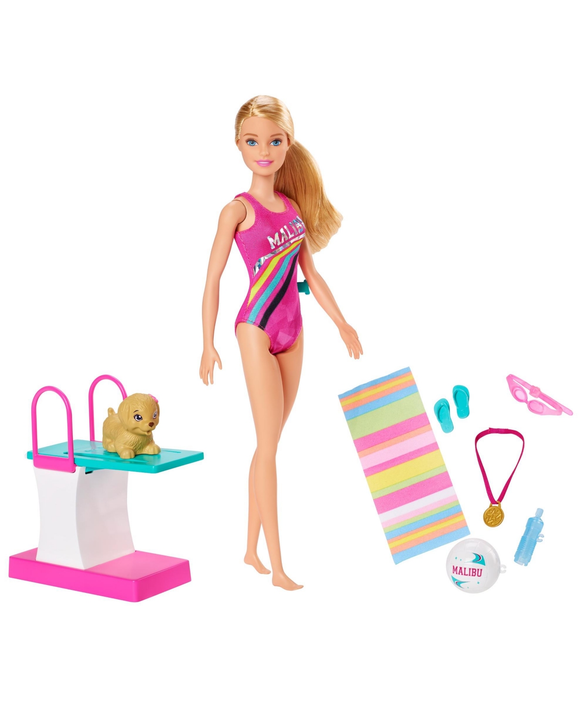 UPC 887961795141 product image for Barbie Dreamhouse Adventures Swim 'n Dive Doll and Accessories | upcitemdb.com