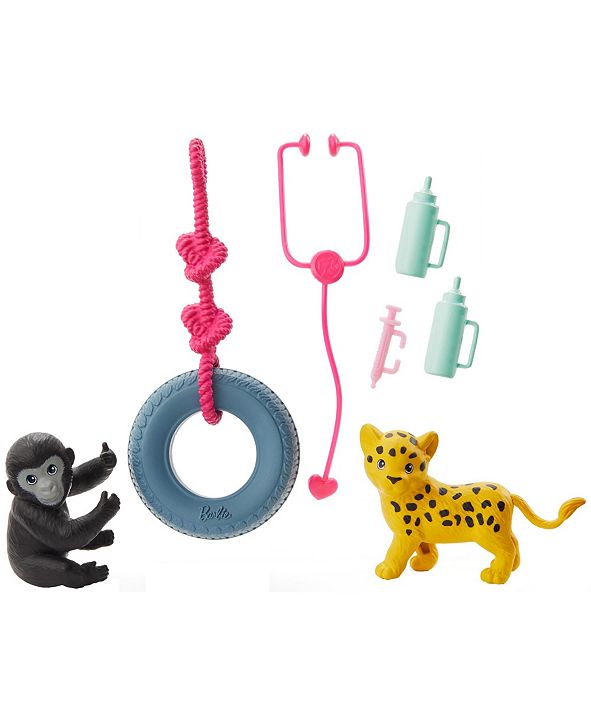 barbie ken wildlife vet playset with doll and accessories
