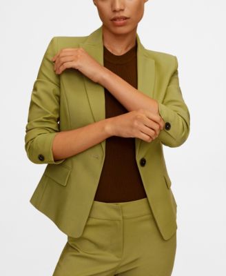 MANGO Structured Suit Blazer Macy's