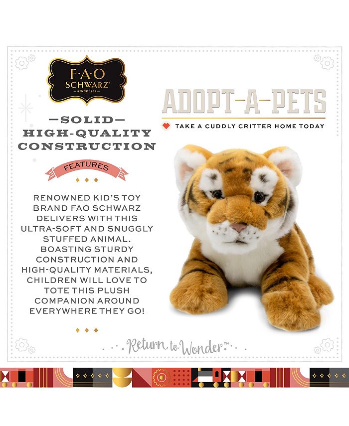 fao schwarz tiger plush