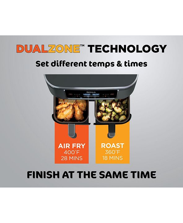 Ninja Foodi® 6in1 8qt. 2Basket Air Fryer with DualZone™ Technology