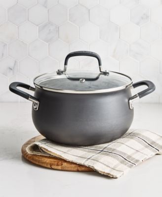 Belgique - Hard-Anodized Aluminum 3-Qt. Nonstick Soup Pot with Lid